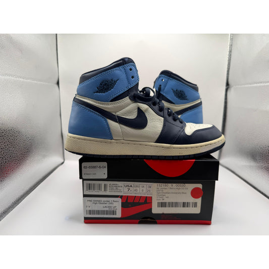 PRE OWNED Jordan 1 Retro High Obsidian (GS)