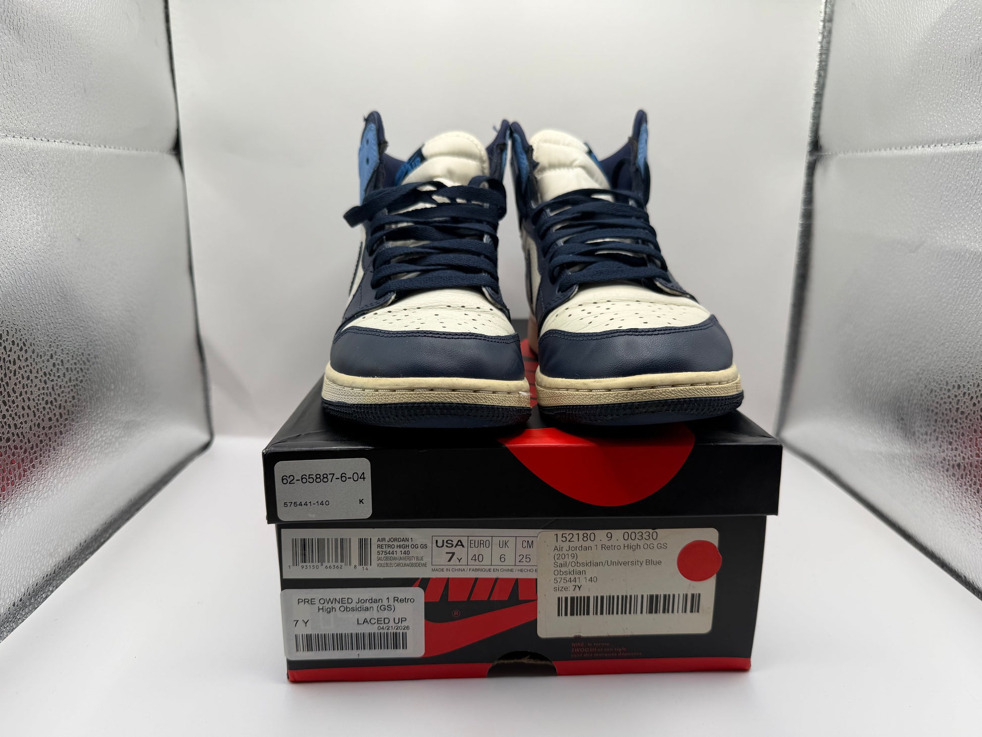PRE OWNED Jordan 1 Retro High Obsidian (GS)