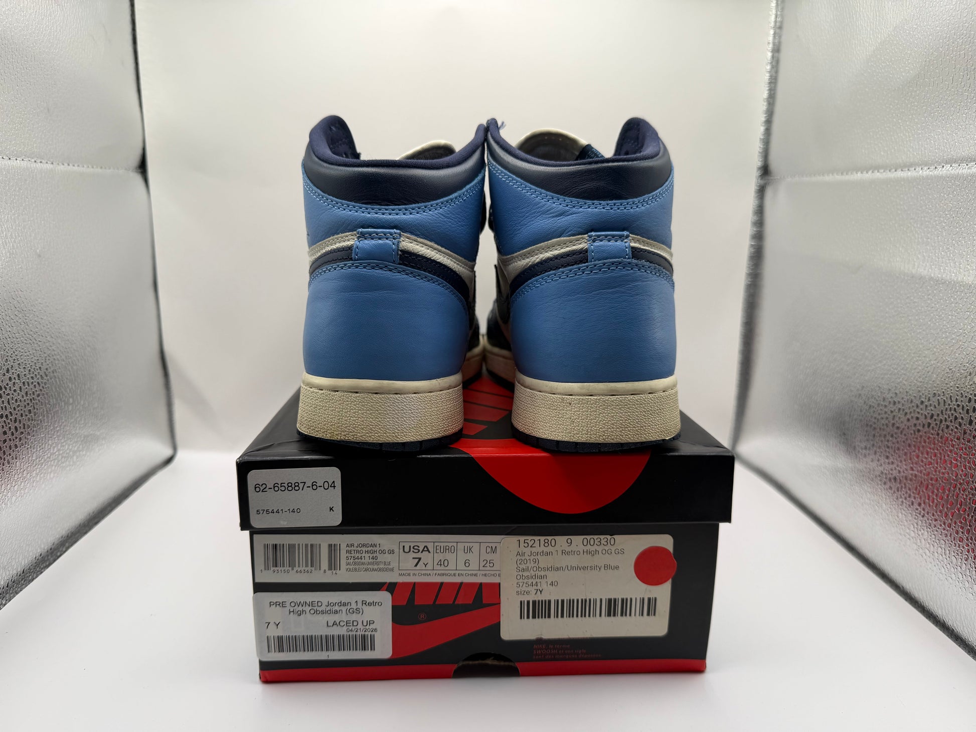 PRE OWNED Jordan 1 Retro High Obsidian (GS)