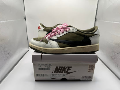 PRE OWNED Jordan 1 Retro Low OG SP Travis Scott Medium Olive