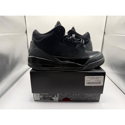 PRE OWNED Jordan 3 Retro Black Cat (2025)