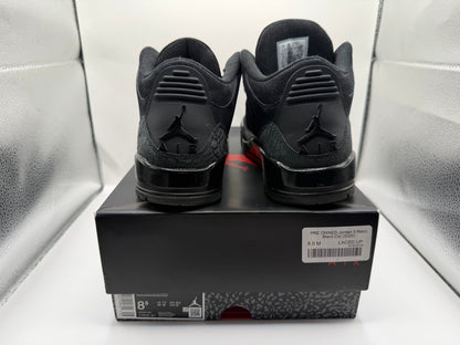 PRE OWNED Jordan 3 Retro Black Cat (2025)