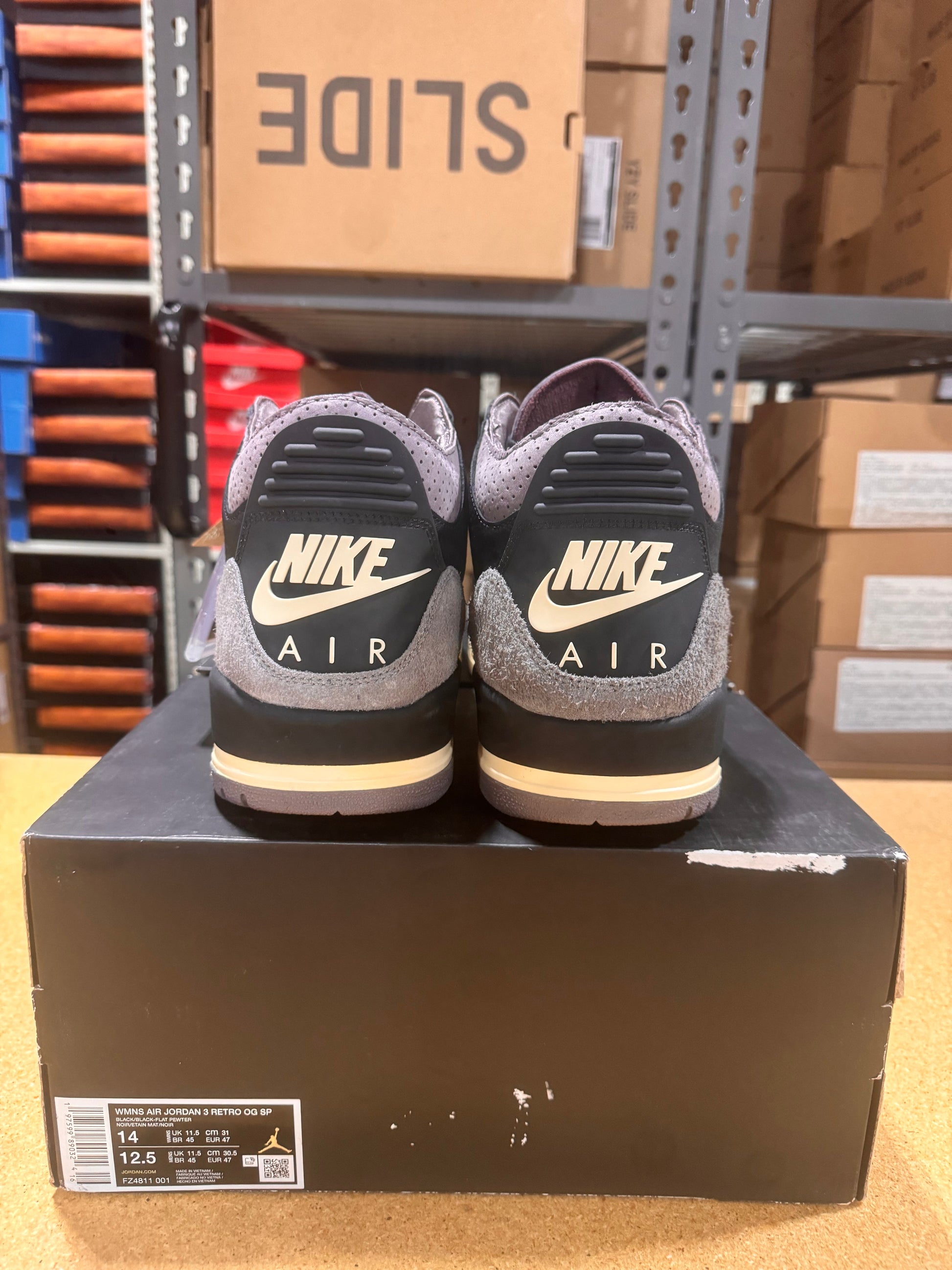 PRE OWNED Air Jordan 3 Retro A Ma Maniére While You Were Sleeping W *Conditional*