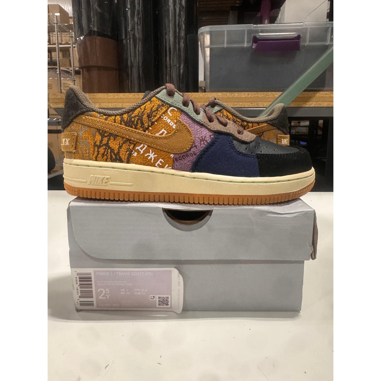 Nike Air Force 1 Low Travis Scott Cactus Jack (PS) DS *Conditional*