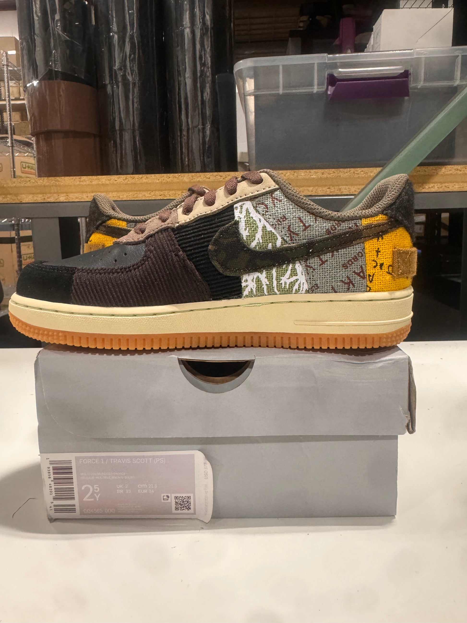 Nike Air Force 1 Low Travis Scott Cactus Jack (PS) DS *Conditional*