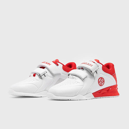 LUXIAOJUN - PowerPro Weightlifting Shoes (Red and White)