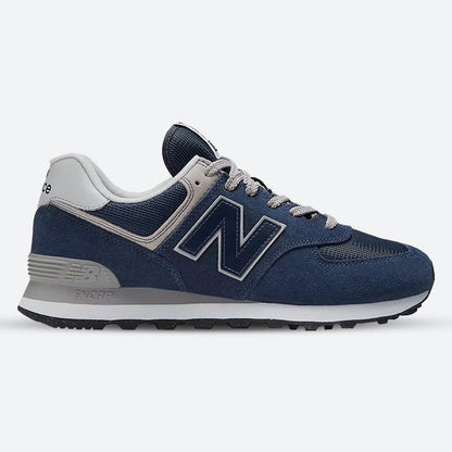 Women's Wide Fit New Balance ML574EVN Walking/Running Trainers - Exclusive - Navy ENCAP