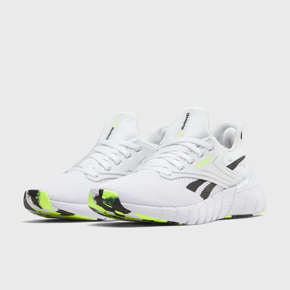 REEBOK - NANO GYM - WOMEN'S - FTWR WHITE/BLACK/DIGITAL LIME