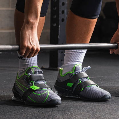 Nike - Romaleos 4 Weightlifting Shoes - ASHEN SLATE/GREEN STRIKE-ANTHRACITE
