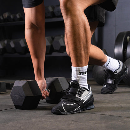 Nike - Romaleos 4 Weightlifting Shoes - BLACK/WHITE-BLACK
