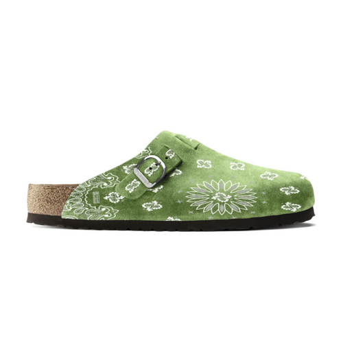 Bravest Studios Olive Paisley Clogs