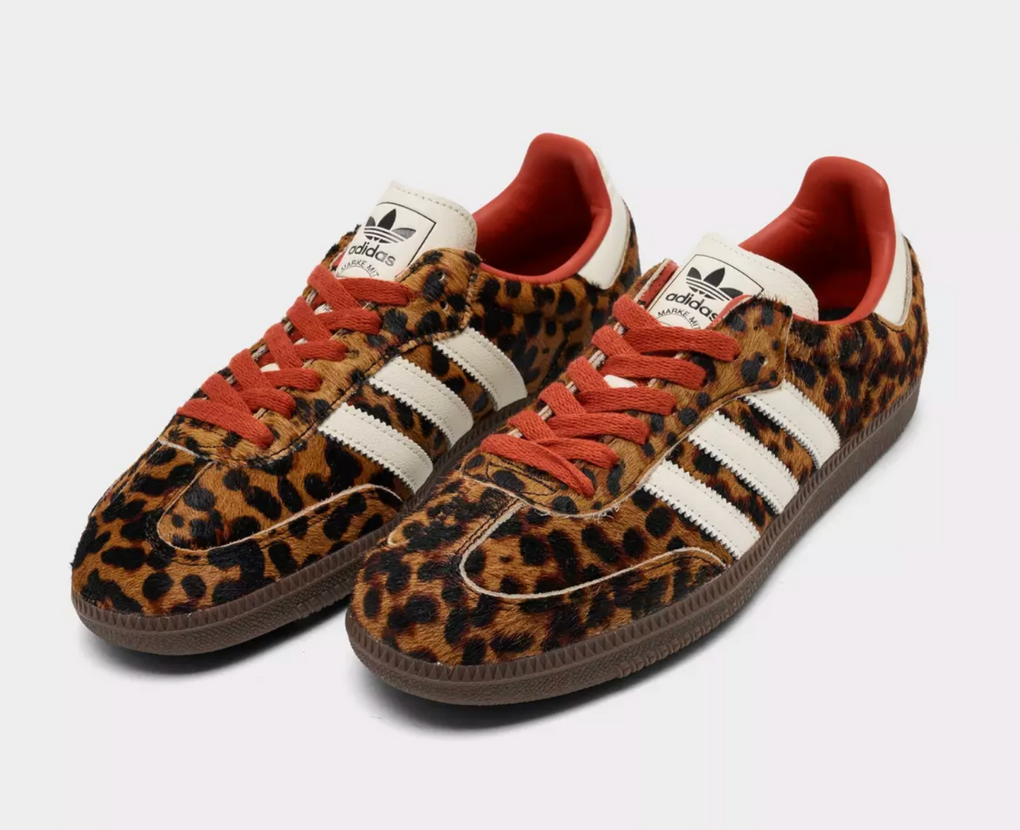 Adidas Samba OG Red Leopard (Women's)