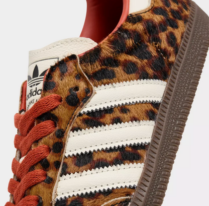 Adidas Samba OG Red Leopard (Women's)