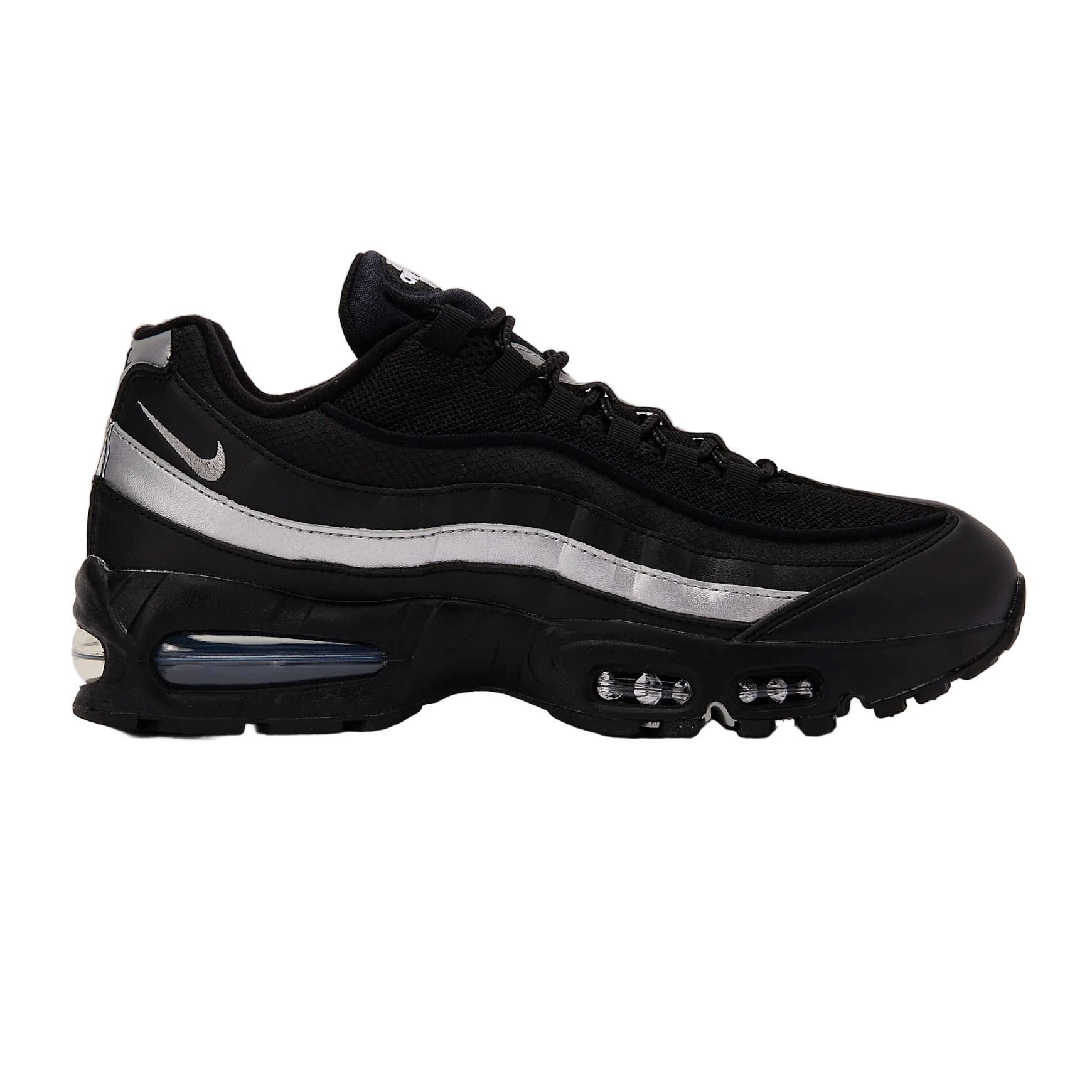 Nike Air Max 95 OG Big Bubble Black White Metallic Silver