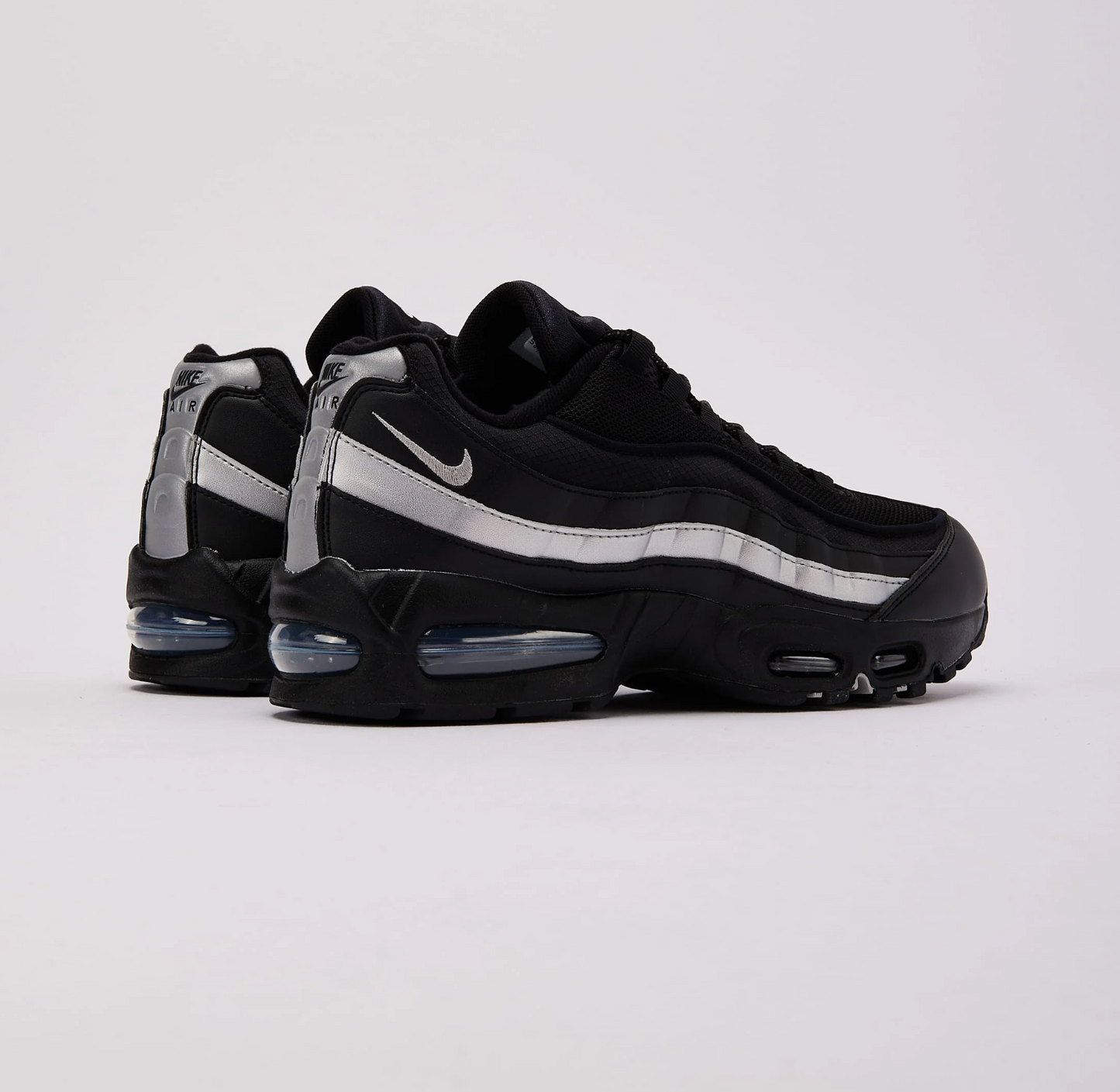 Nike Air Max 95 OG Big Bubble Black White Metallic Silver