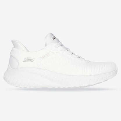 Women's Wide Fit Skechers 117497W Slip-ins Sport Squad Chaos Trainers