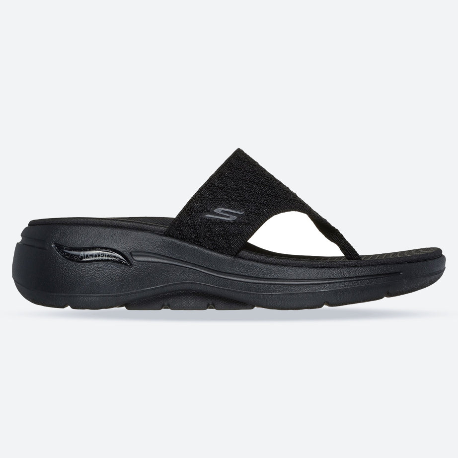 Women's Wide Fit Skechers 140803 Go Walk Arch Fit Sandals