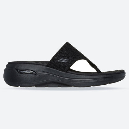 Women's Wide Fit Skechers 140803 Go Walk Arch Fit Sandals