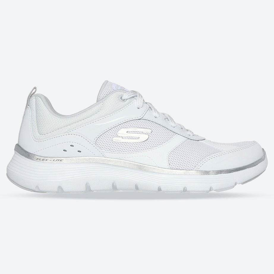 Womens Wide Fit Skechers 150202 Flex Appeal 5.0 Fresh Touch Trainers