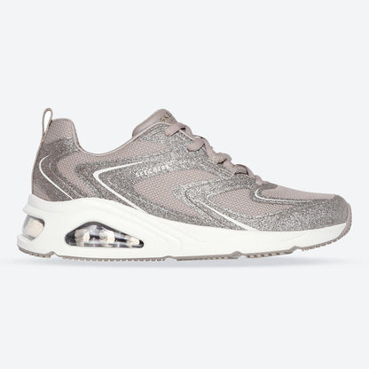 Women's Wide Fit Skechers 177411 Tres-Air Uno Glit Airy Trainers