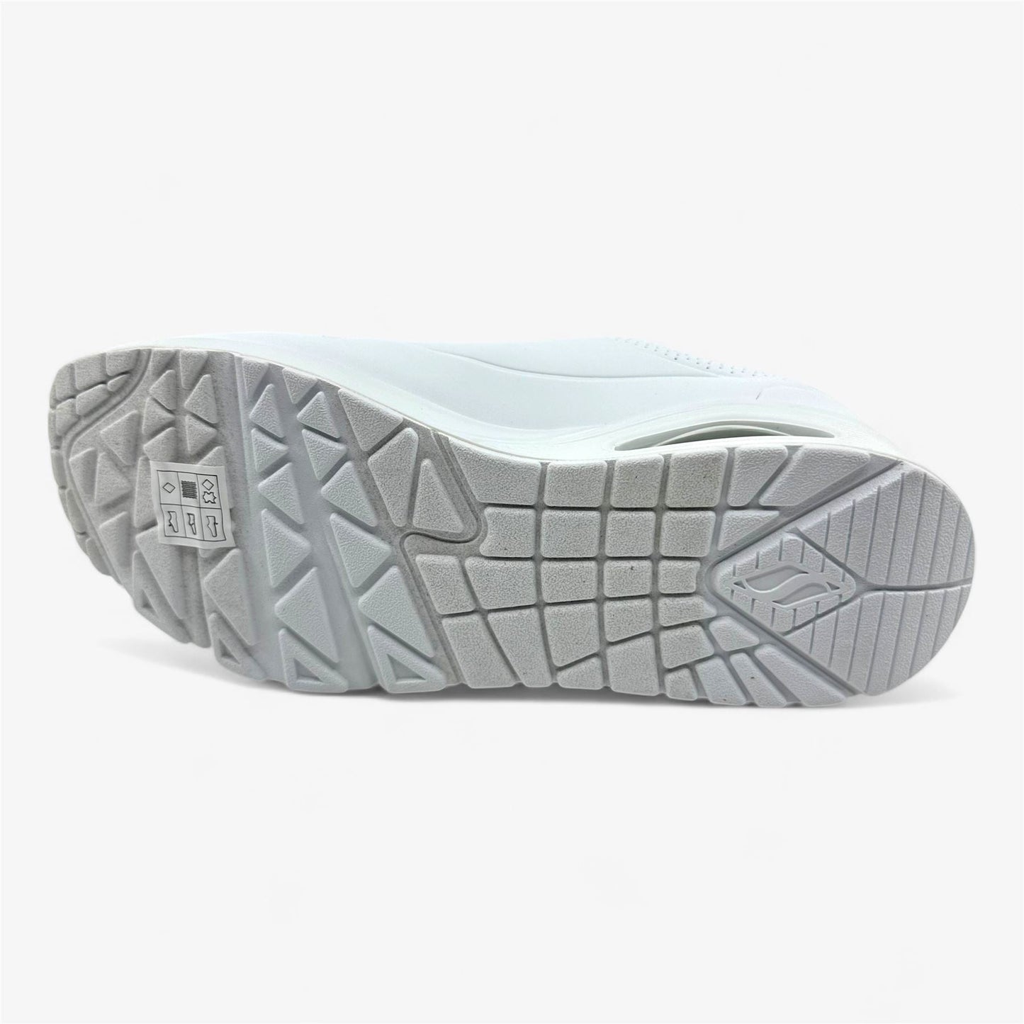Skechers Uno Stand On Air White Womens Athletic Sneaker