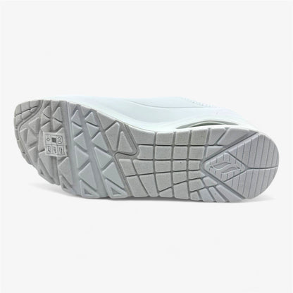 Skechers Uno Stand On Air White Womens Athletic Sneaker