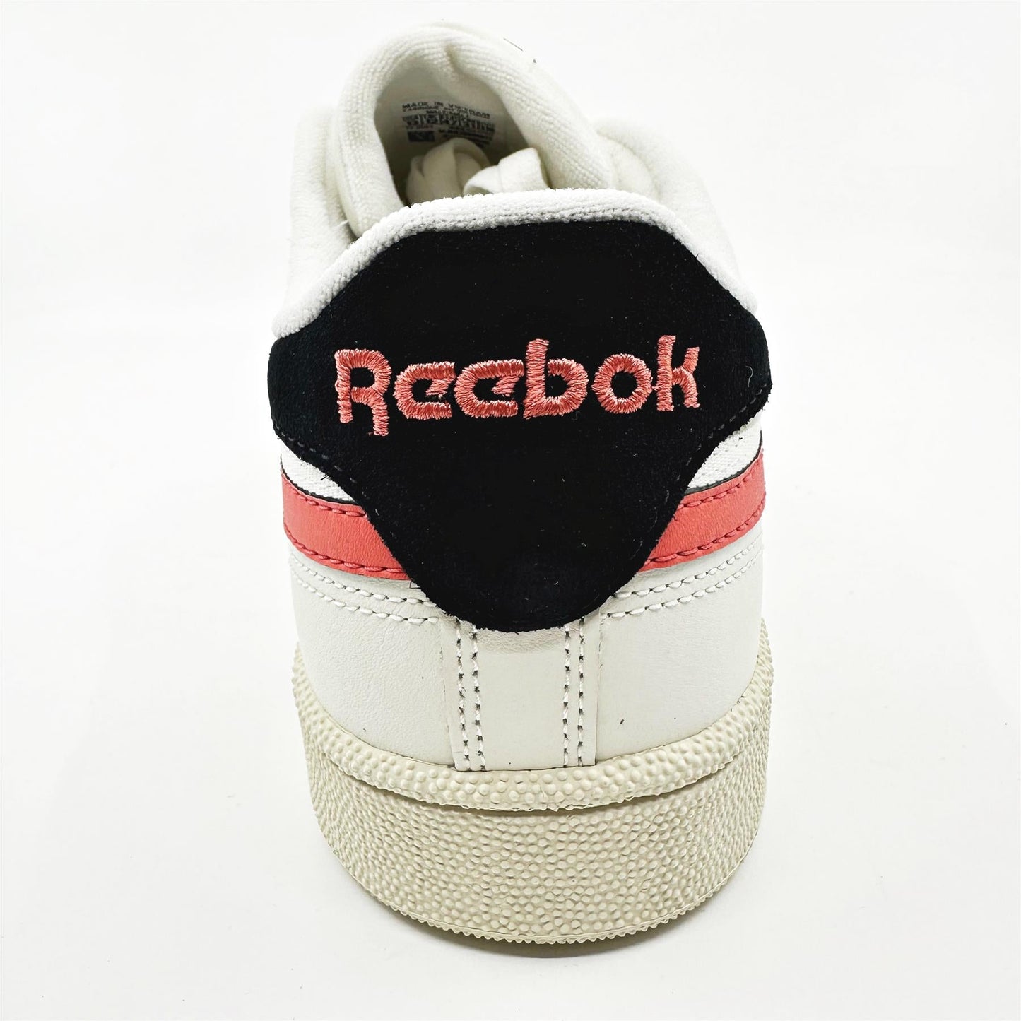 Reebok Club C Revenge Chalk Semi Orange Flare Mens Size 13 Athletic Sneaker