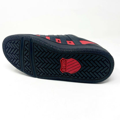 K-Swiss Ramli Black Red Child  Kids Casual Sneakers 8485004