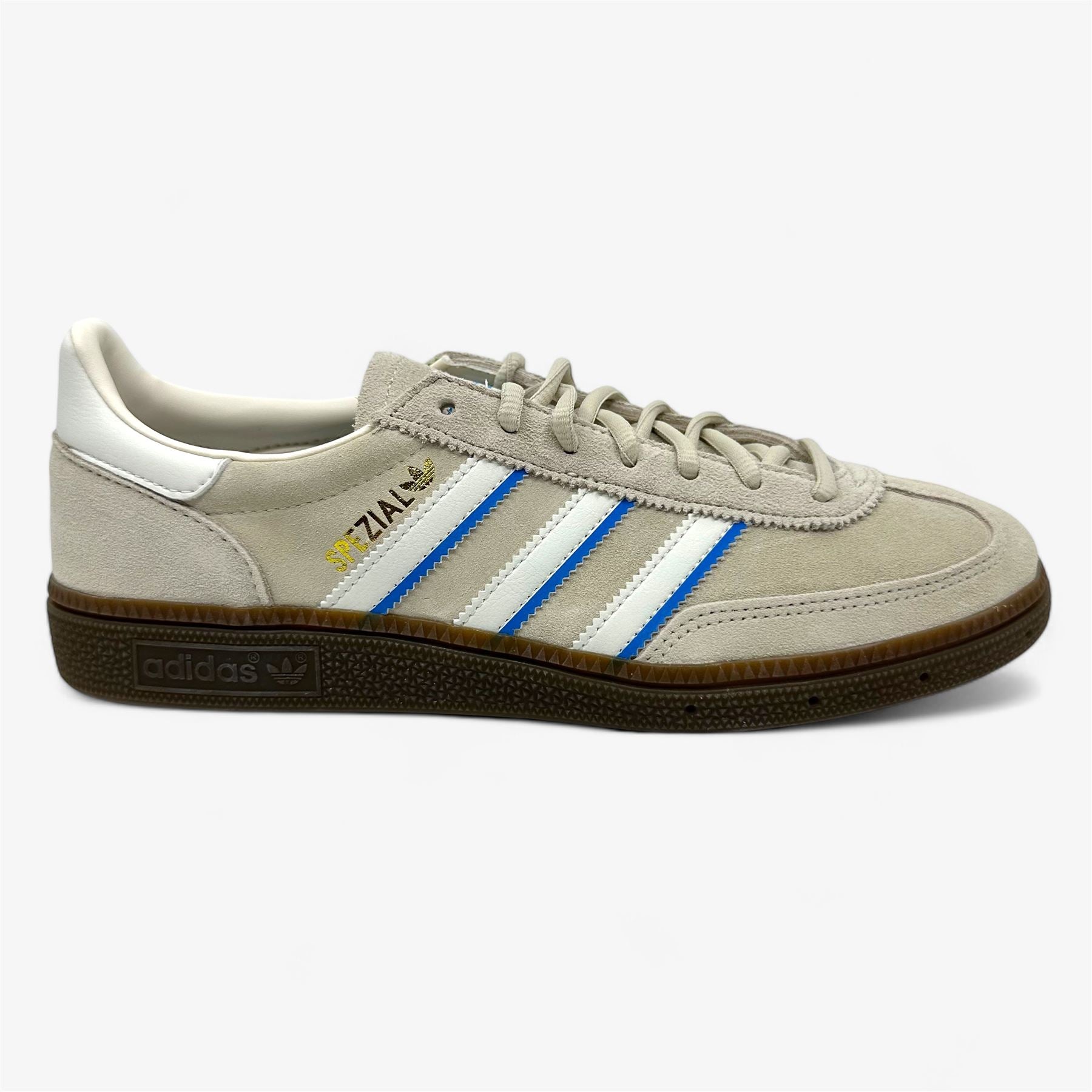 Adidas Handball Spezial Aluminum Bright Blue Mens Size 8 Athletic Sneaker