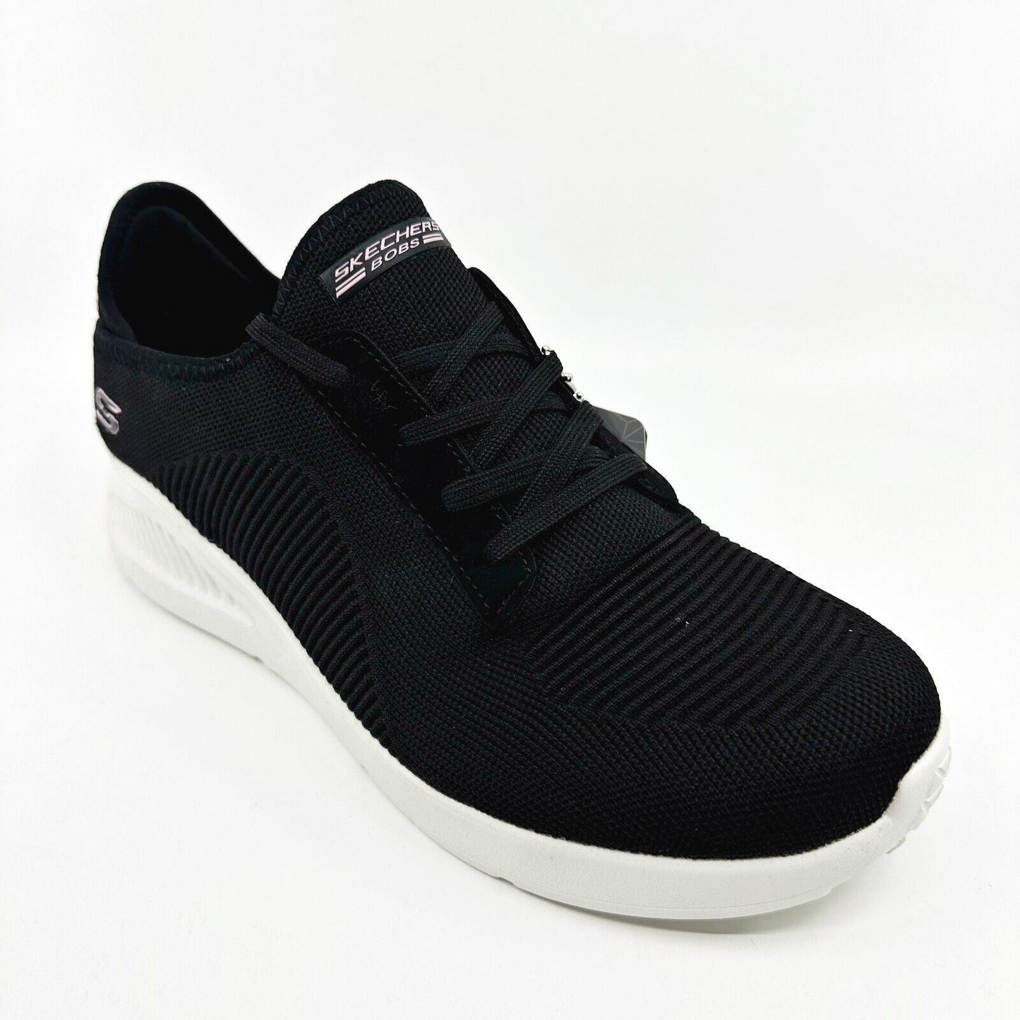Skechers Bobs Buno Call Me Black Womens Size 11 Slip On Sneakers