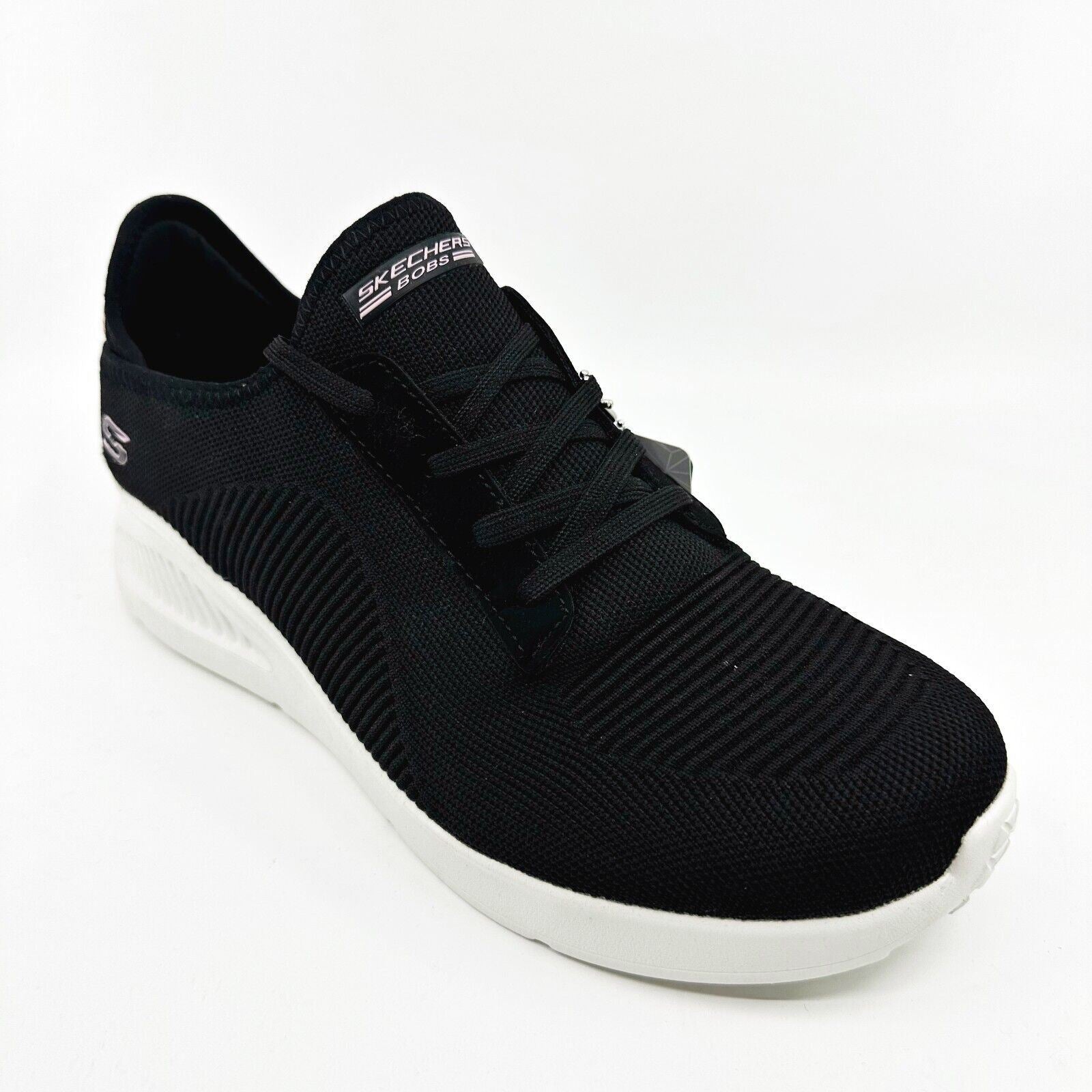 Skechers Bobs Buno Call Me Black Womens Size 11 Slip On Sneakers