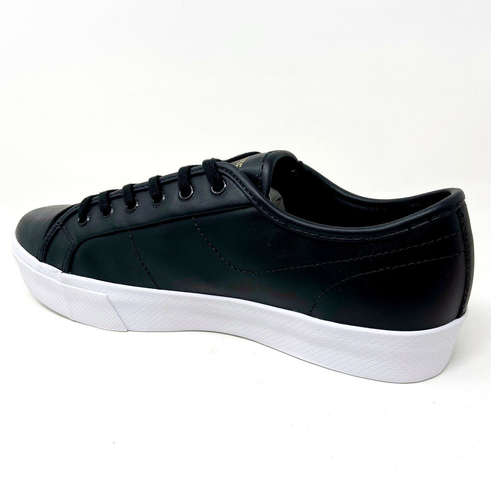 Lacoste Ziane Plus Grand 1201 CFA Black White Leather Womens Casual Shoes