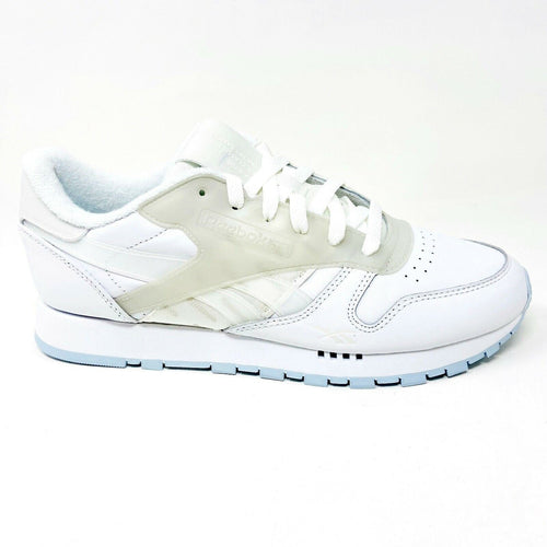 Reebok Classic Leather ATI White Grey Womens Size 9 Casual Sneakers FU6865
