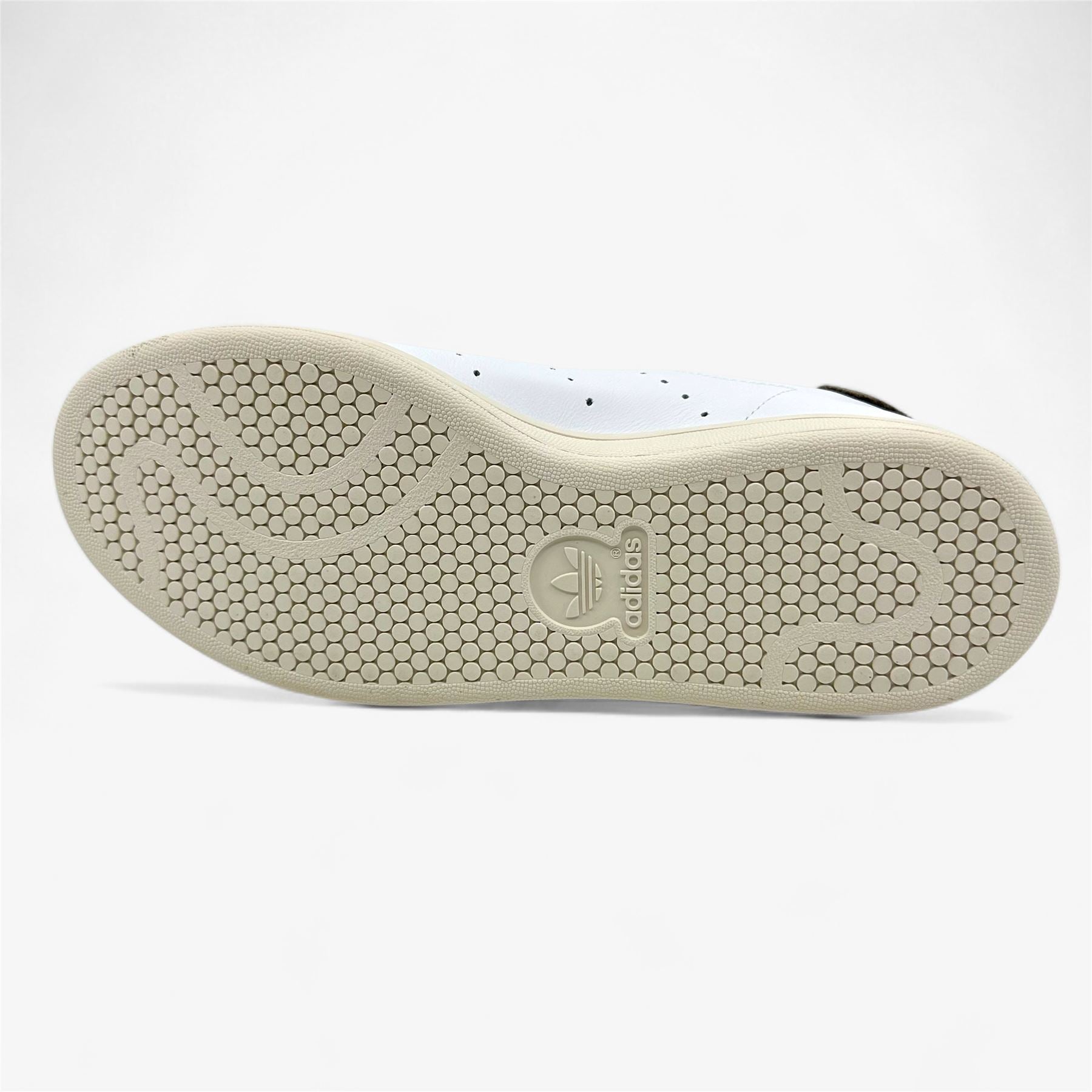 Adidas Stan Smith Cloud White Gold Brown Womens Athletic Sneaker