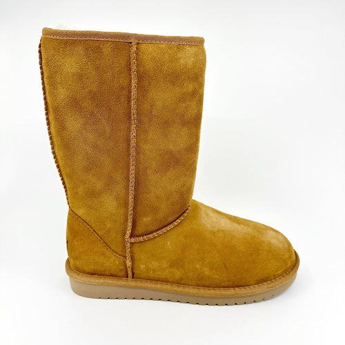 Koolaburra by UGG Koola Tall Chestnut Womens Faux Fur Shearling Suede Boots