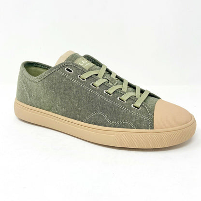 Clae Herbie Textile Aloe Green Mens Premium Casual Sneakers