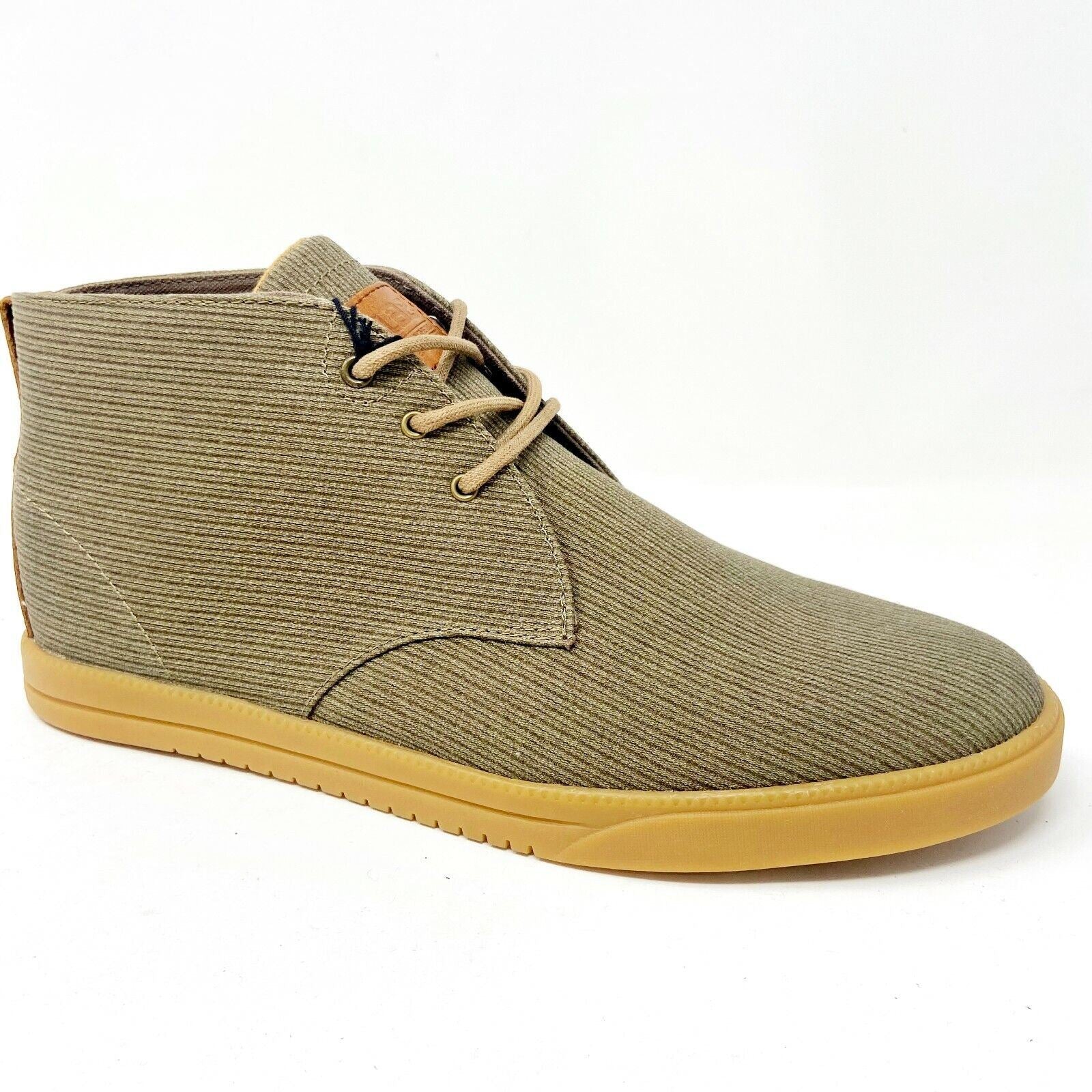 Clae Strayhorn Textile Acorn Canvas Mens Casual Sneakers