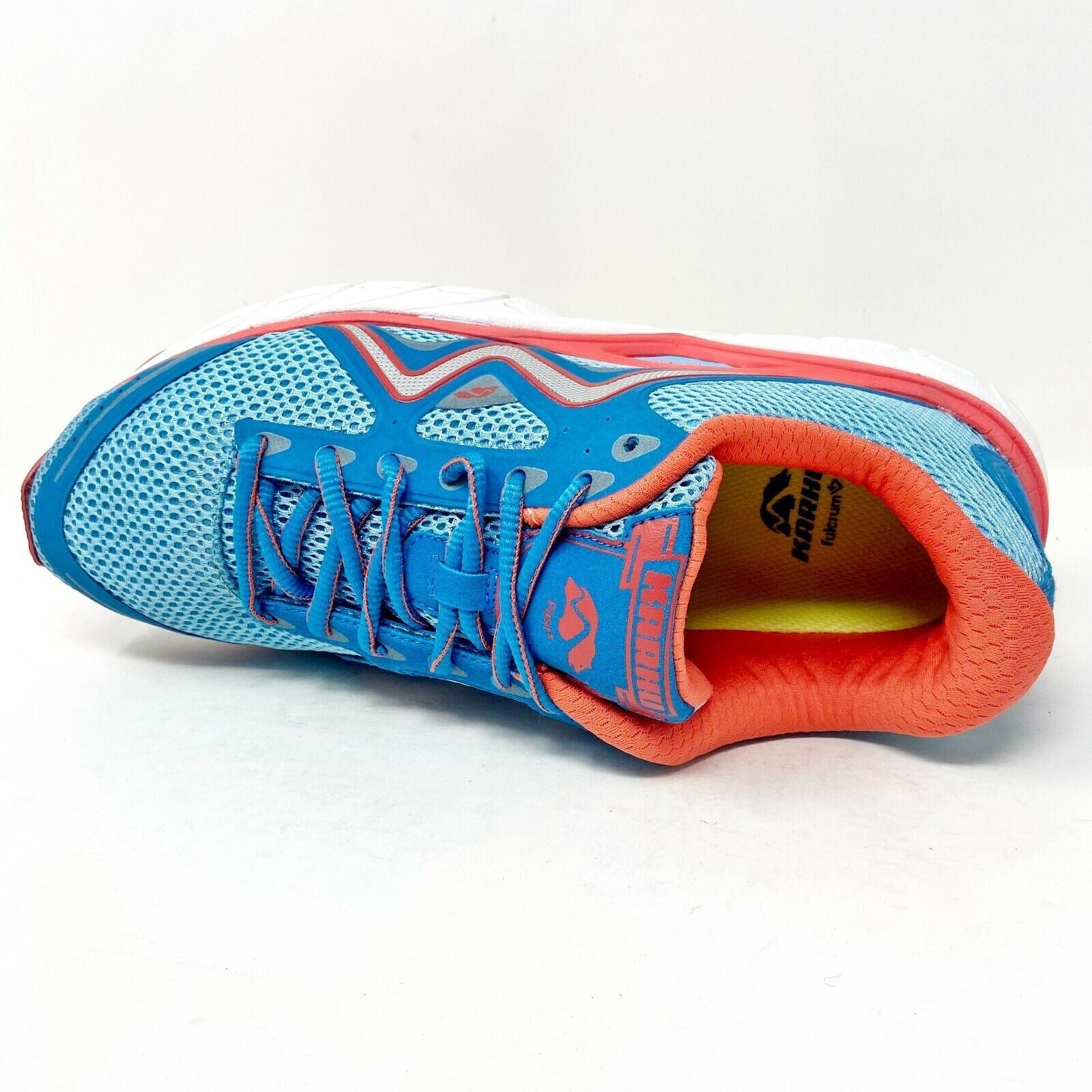 Karhu Fast3 Fulcrum Sky Blue Electric Coral Womens Size 11 Sneakers F200161