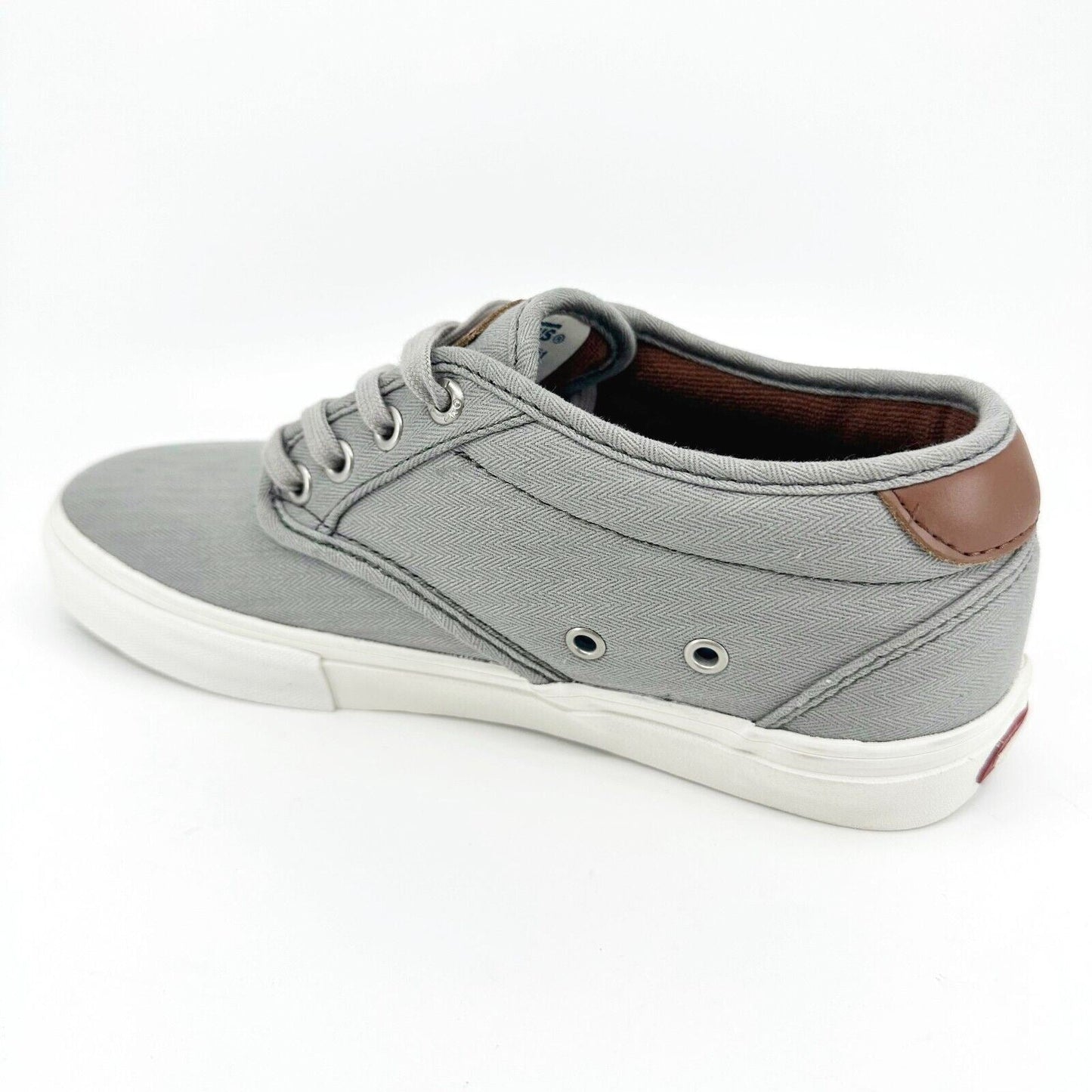 VANS Chima Estate Pro (Herringbone) Light Grey Mens Size 7 UltraCush Sneakers