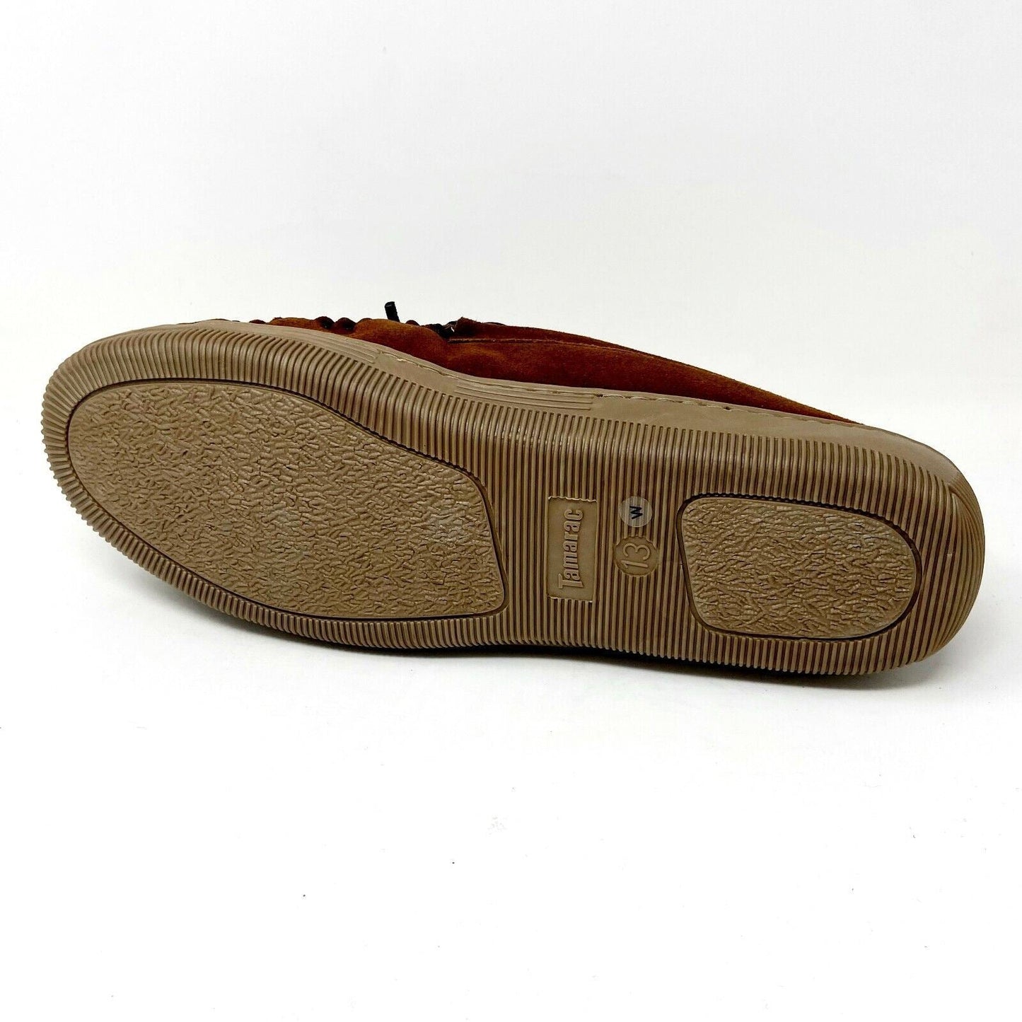 Tamarac Mens Camper Allspice Cowhide Moccasin Slip On Slippers