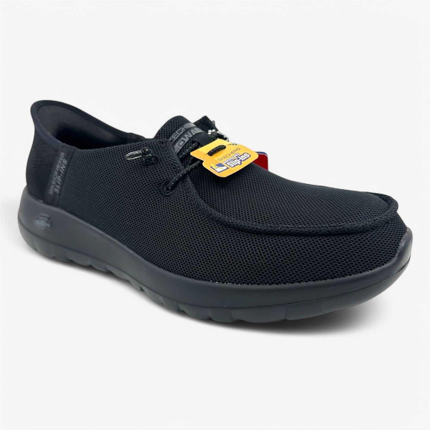 Skechers Go Walk Joy Idalis Black Womens Wide Athletic Sneaker