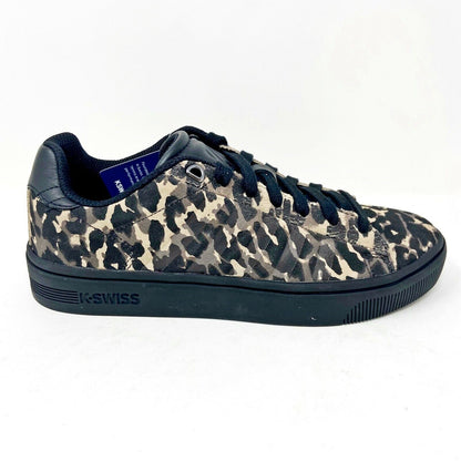 K-Swiss Court Frasco Suede Leopard Black Womens Tennis Sneakers 95610 927