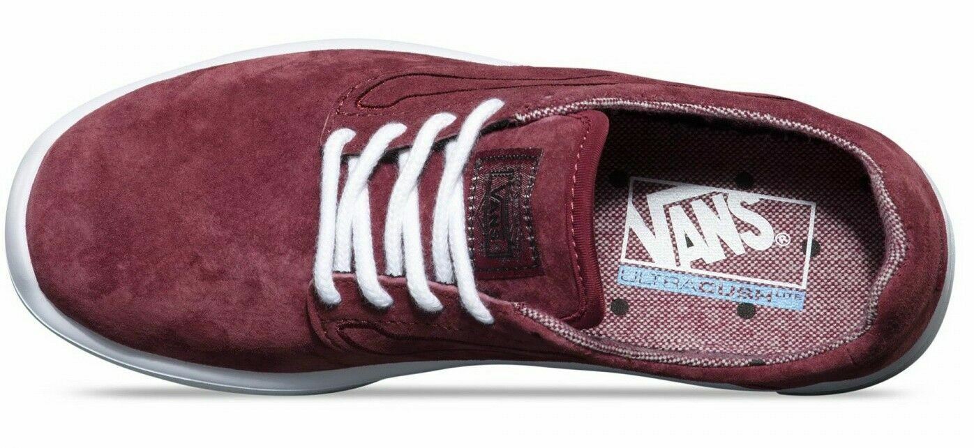 VANS ISO 1.5 (Tweed Dots) Burgundy True White Ultracush Womens Trainers Sneakers
