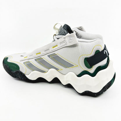 Adidas Exhibit B Mid Candace Gray Green Womens Basketball Sneakers GZ2378