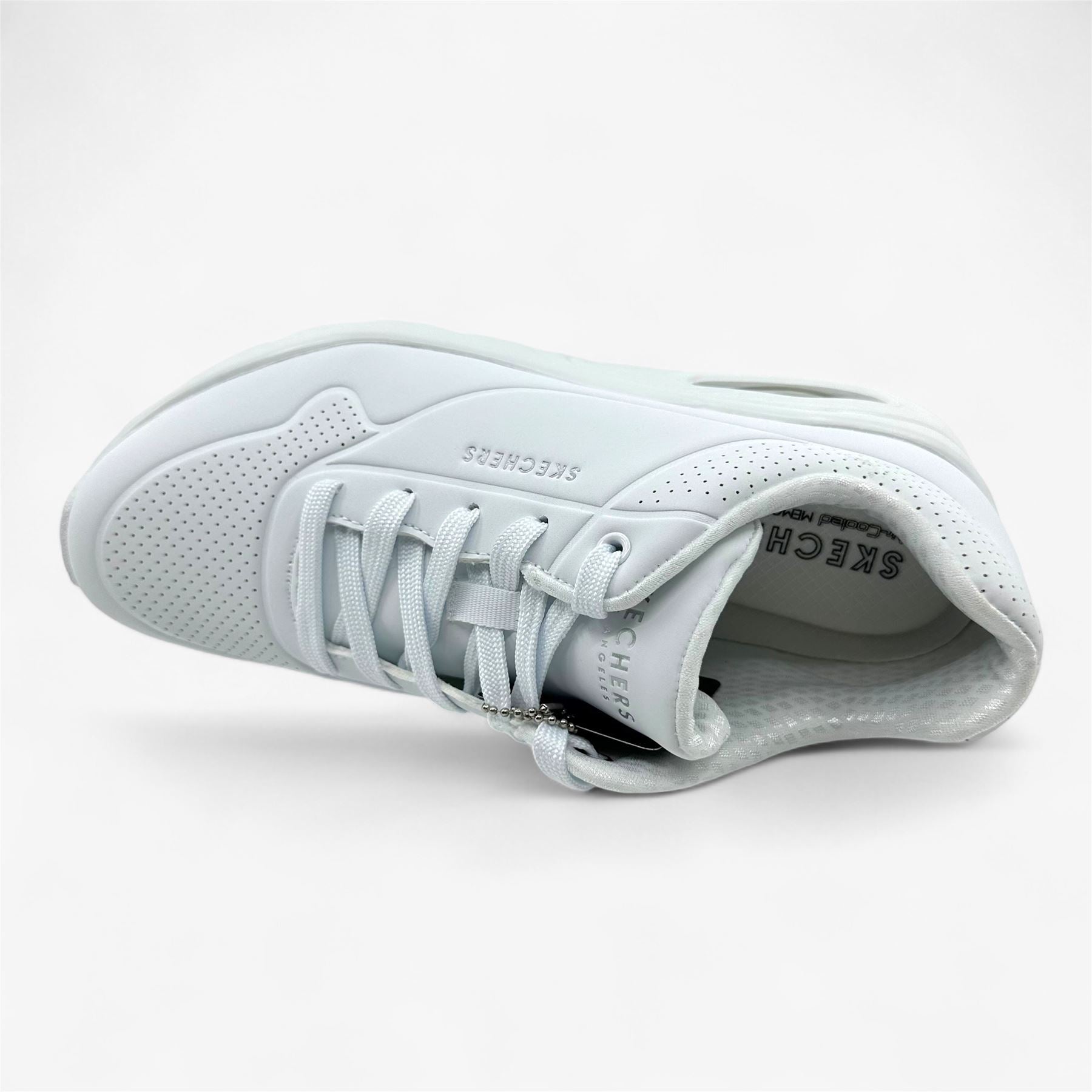 Skechers Uno Stand On Air White Womens Athletic Sneaker