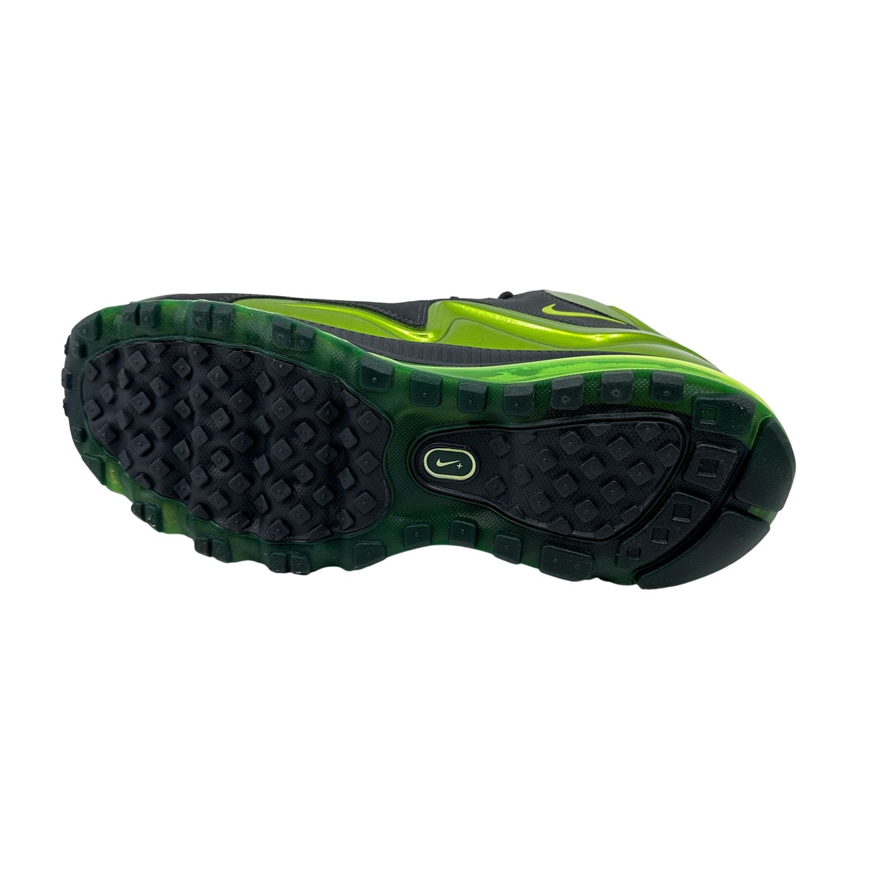 Nike Air Max Flyposite Anthracite Brilliant Green Mens Athletic Sneaker