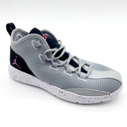 Jordan Reveal GP Wolf Grey Vivid Pink Black Kids Sneakers 834218 008