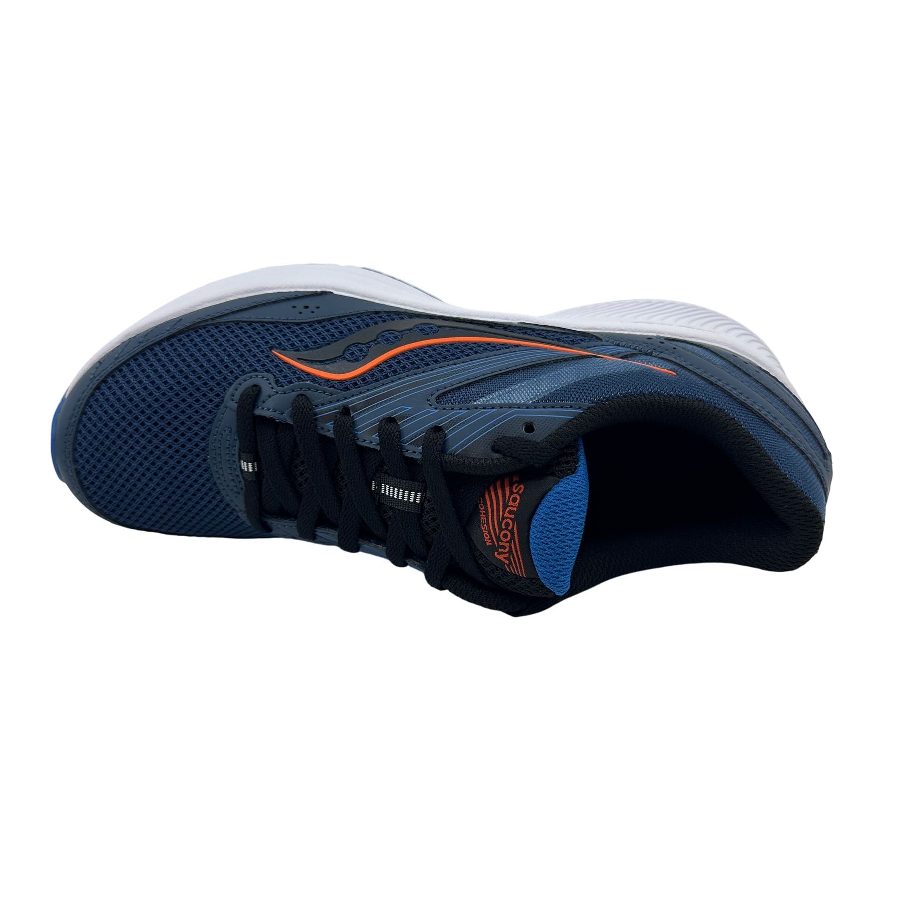 Saucony Cohesion 15 Space Blue Fire Mens Athletic Sneaker