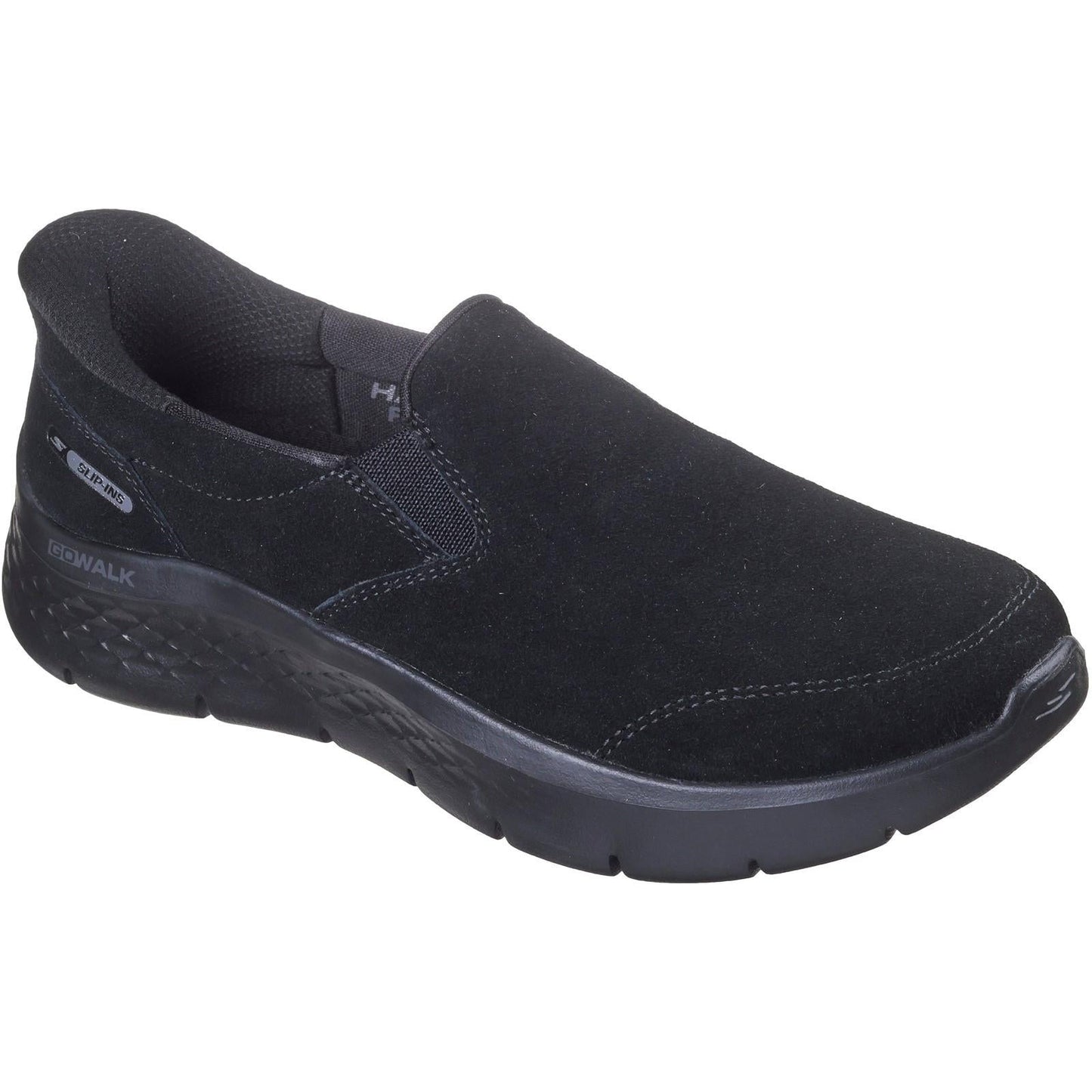 Women's Wide Fit Skechers 125508 Slip-ins Go Walk Flex Trainers