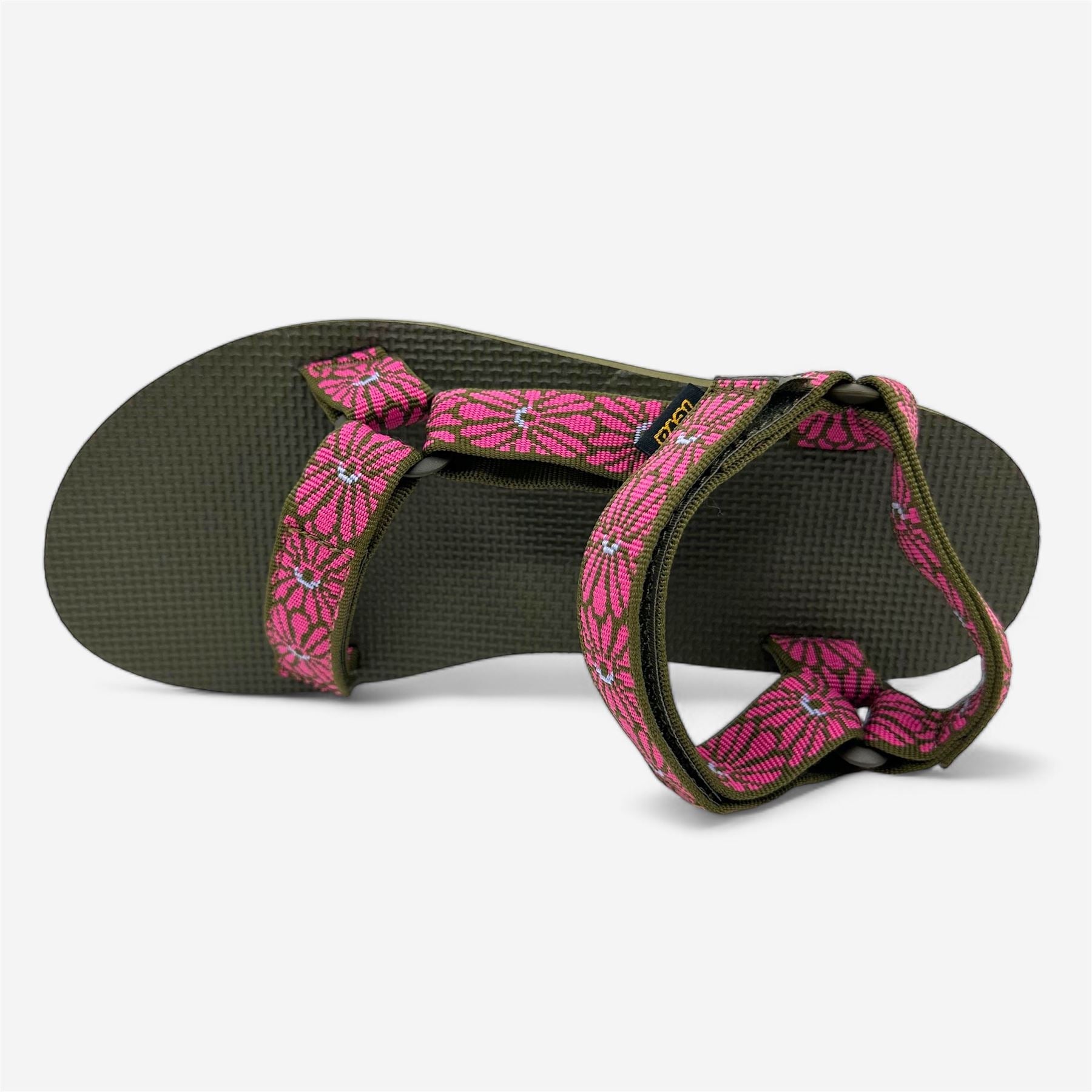 Teva Original Universal Pink Brown Womens Sandal Slip-On